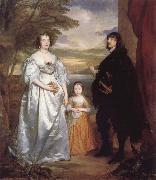 Anthony Van Dyck James Seventh Earl of Derby,His Lady and Child USA oil painting artist